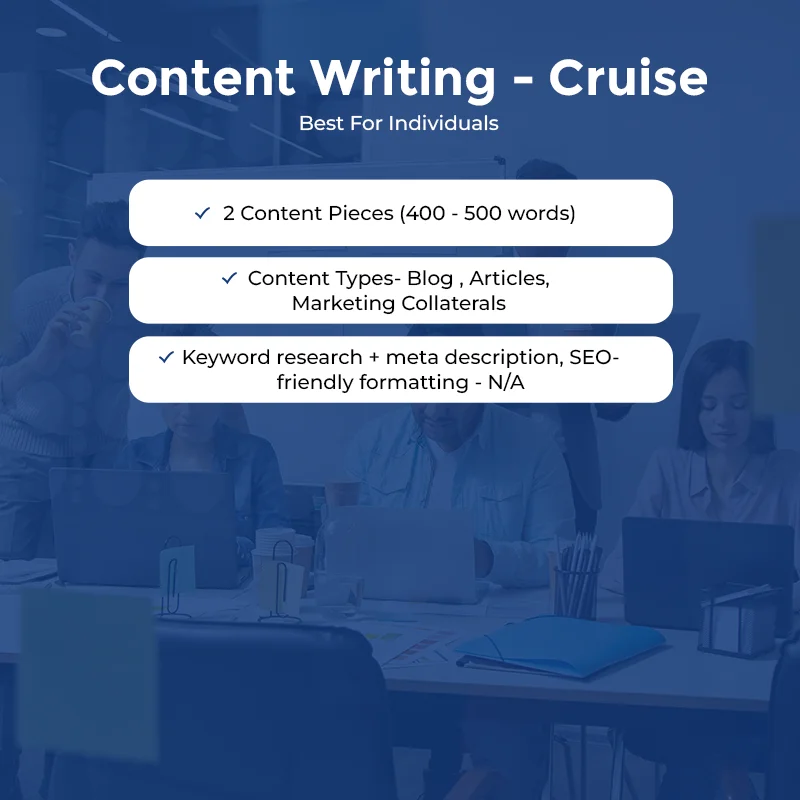Content Writing Cruise Monthly Package - Image 2