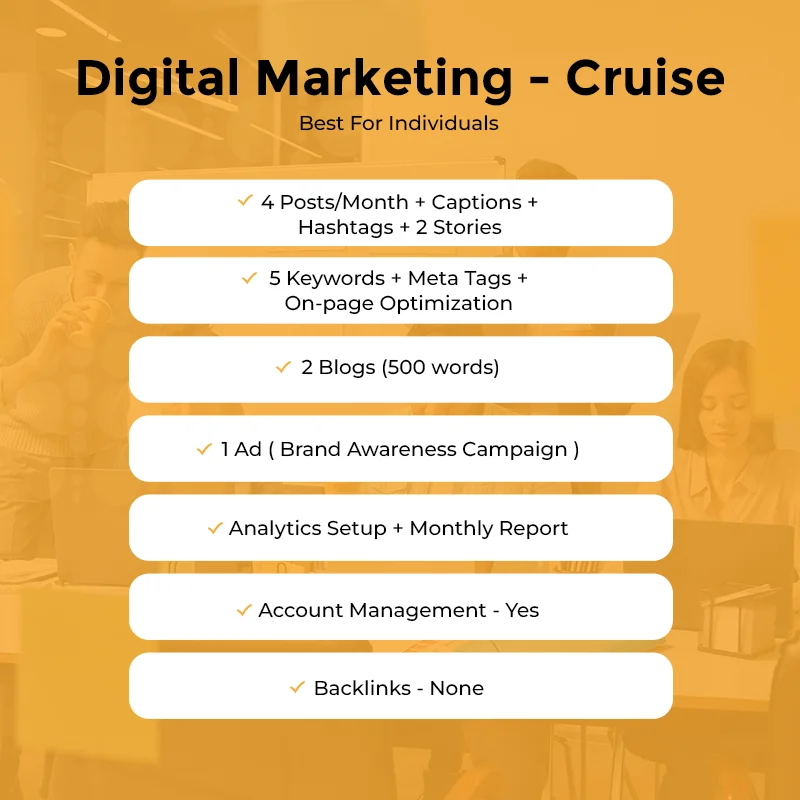 Digital Marketing Cruise Yearly Package - Image 2