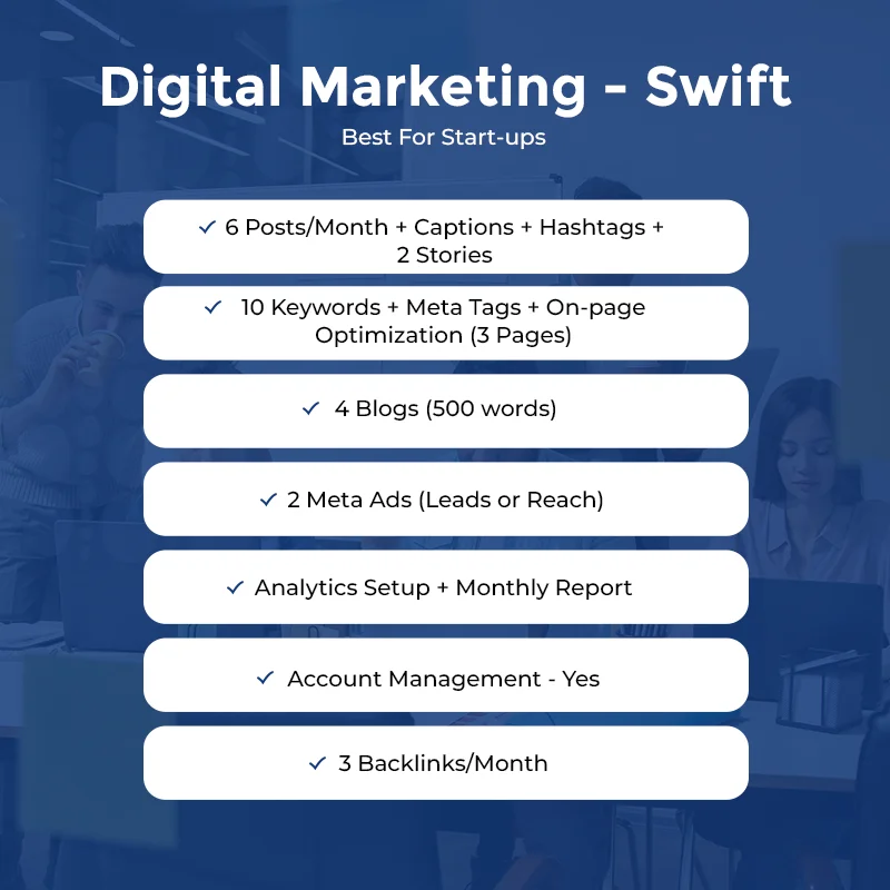 Digital Marketing Swift Monthly Package - Image 2